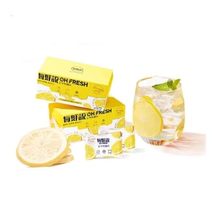【中國直郵】 每鮮說 凍乾檸檬片 輕負不加糖 14倍高維C 約20片*1盒 28g