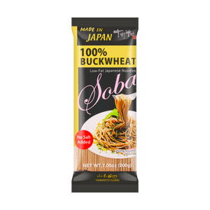 日本YAMAMOTO KAJINO 100%纯荞麦面 干面条 200g【0盐0脂肪】