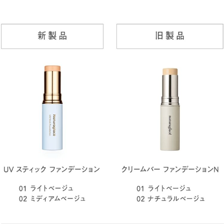 【日本直邮】 日本 NATURAGLACE 超模梨花孕期同款花资菓色 天然保湿平衡肤色 遮瑕棒 02 自然肤色【新旧款更替期间新旧款随机发货】