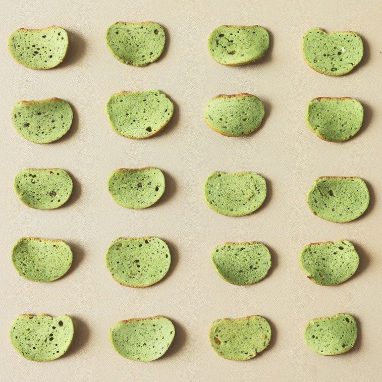 Bagel crispy bread with low calories and low fat matcha red bean flavor 55g 5