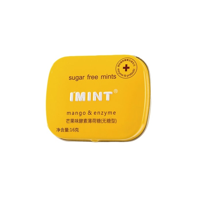 Sugar-Free Mint - Long-Lasting Fresh Breath Kiss-Friendly Throat Care 16g