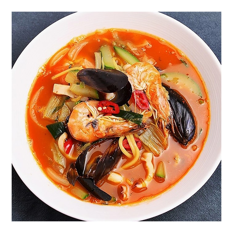 もちもちインスタントラーメン激辛海鮮味4袋入520g 11