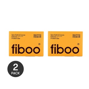 고단백 더블 레이어 프로틴 바, 0.88 oz*5개 #씨솔트 코코아 맛 *2【스틱당 6g 단백질】【2팩】