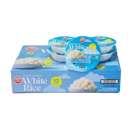 Delicious Cooked White Rice, 7.4oz *12【12 Packs】【Microwavable Rice】