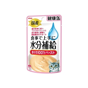 【日本直邮】 日本 爱喜雅 猫零食湿粮健康缶 水分补给湿粮包餐包 金枪鱼浓汤 40g