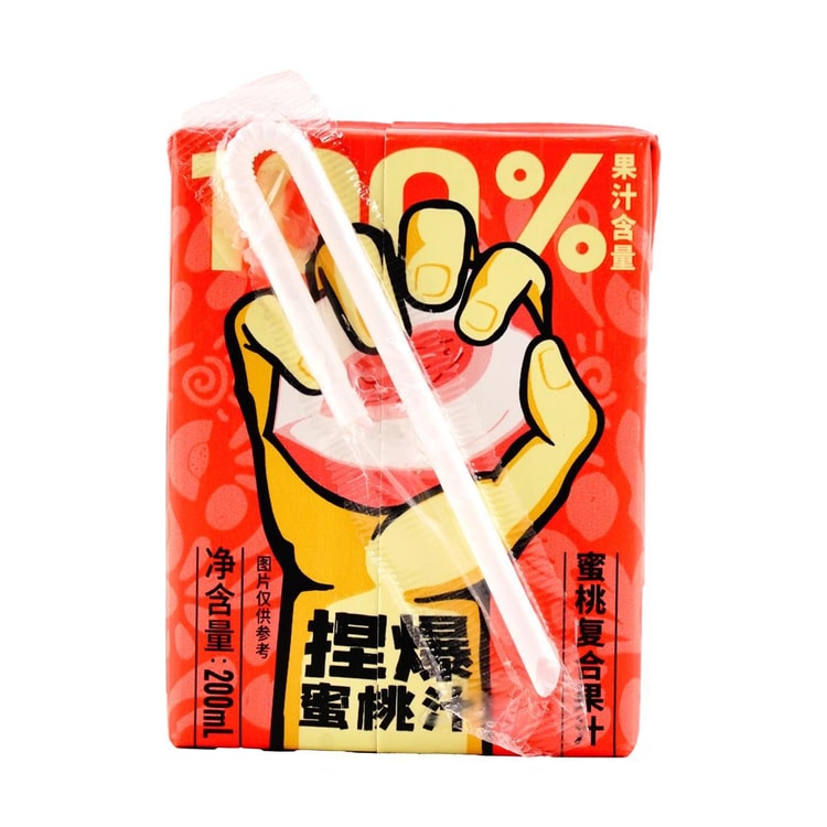 NZ クラッシュ 100% ピーチ ジューシー、7.05 オンス - Yami