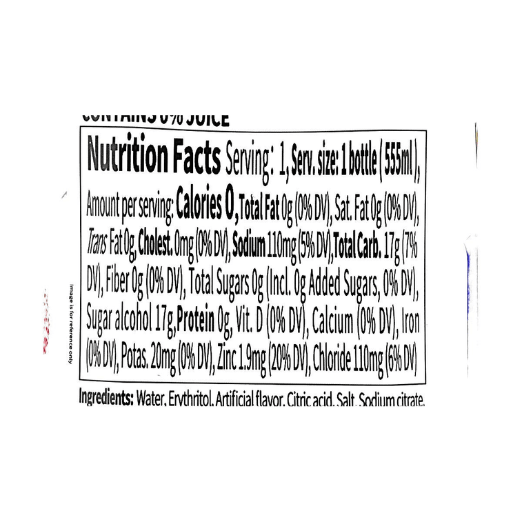 Electrolyte Drink Lychee Artficially Flavor 18.77 fl oz【0 White Sugar 0 Fat 0 Calories】 4