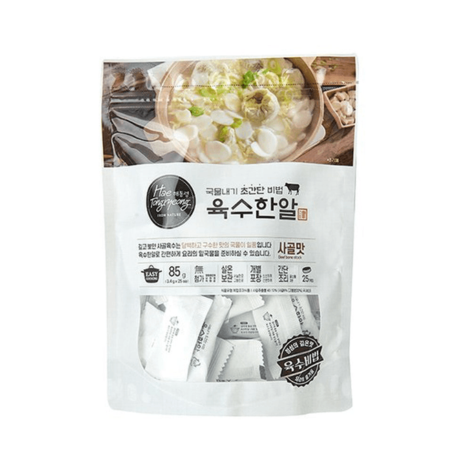 해통령 초간단 국물내기 육수한알 (사골맛) 3.4g x 25p