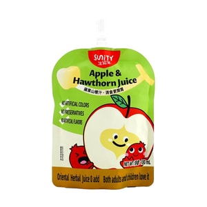 Apple&Hawthorn Juice 3.38 fl oz【No Additives】【Digestion and Appetite】