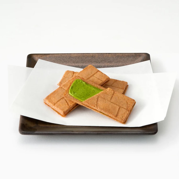 GIONTSUJIRI Dizono Tsujiri Uji Matcha Cream Sandwich Biscuits 7 pieces