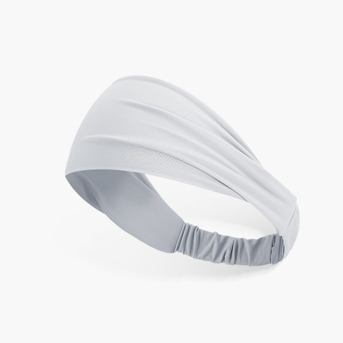 Absorbent Sport Headband Women Hair Bands  Gray