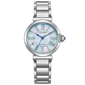 【日本直邮】 日本 CITIZEN 西铁城 小铃花贝母盘光动能钢带女士腕表 1个【银色;155-160mm】