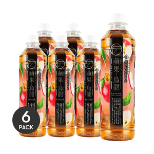 アップルウーロン茶 420ml × 6【6パック】【ジャパン・トレンディ】【賞味期限表示形式：日/月/年】