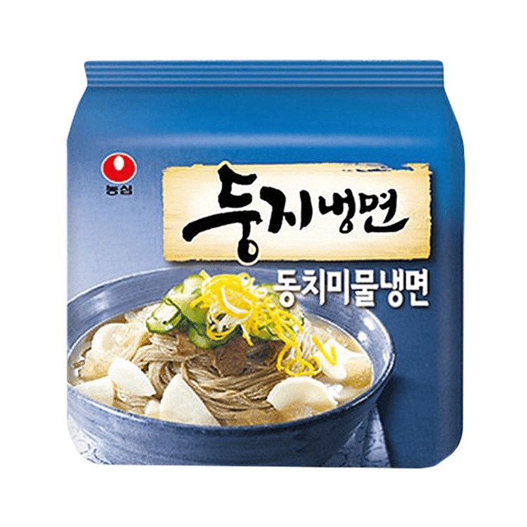 【フムフム1202】KIMYEONG JUN × YOSHIDAYUNI Nongshim Doongji Dongchimi Cold Noodle Soup 161g x 4p - Yami.com