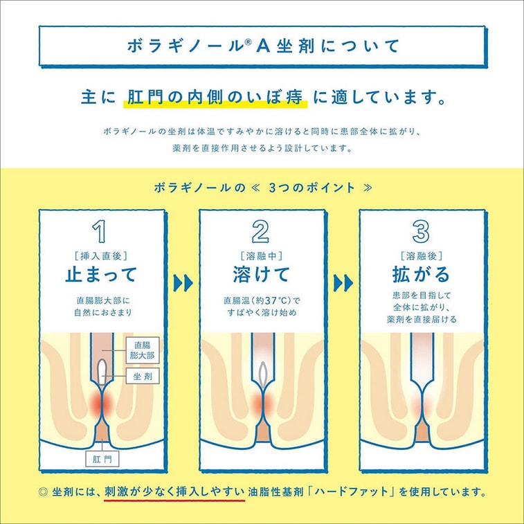 TAKEDA Hemorrhoids Ointment Cream Suppository 10pcs 3