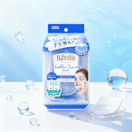 日本MANDOM曼丹 BIFESTA缤若诗 免洗清洁卸妆面巾 清爽透亮型 46枚入 (包装随机发)