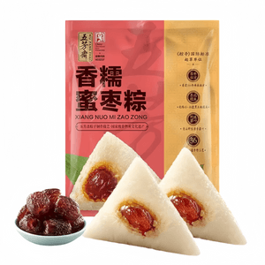 Authentic Jiaxing Specialty Fragrant Glutinous Honey Date Zongzi 100g*2 Pieces