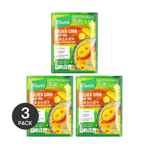 Golden Corn Cream Soup Mix, 3 Servings, 1.6oz *3【3 Packs】
