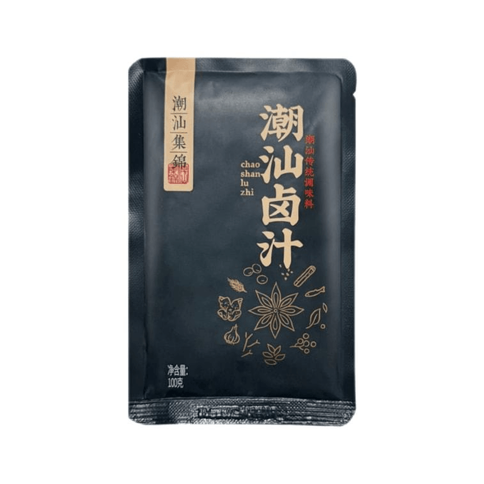潮汕集锦 老卤水卤味五香料包卤鹅肉酱牛肉卤料包家庭卤小包装100克*1包