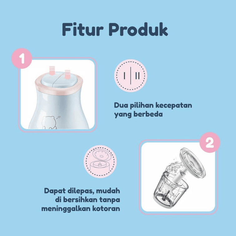 Compact Food Processor QSJ-B02Y6, 20.29 fl oz 5