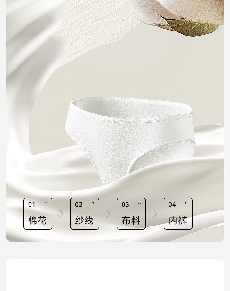 【中国直邮】 十月结晶 产妇一次性内裤 M(适合腰围60-67cm) 20条 产前150-180斤内穿 纯棉月子内裤 大码 5条/盒*4盒=20条