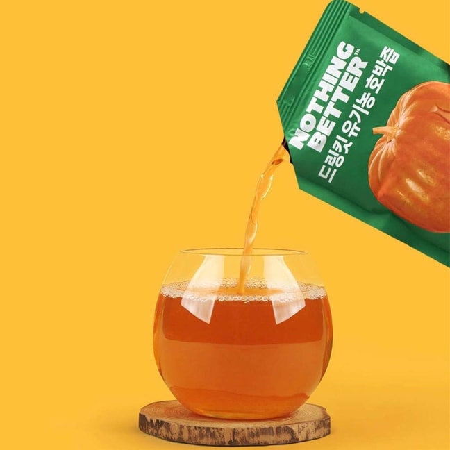 韩国NOTHING BETTER LUVTEA 100%有机南瓜茶 南瓜汁 1包【天然0添加】【祛湿消水肿】【Olive Young同款】