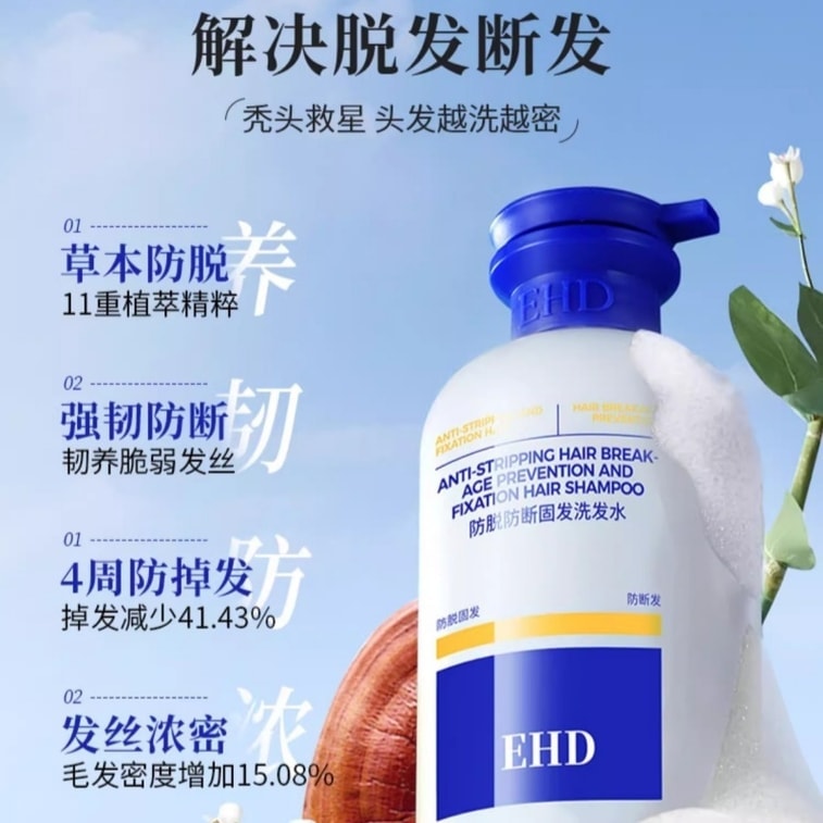 Anti-hair loss, Anti-breakage and Hair Stabilization shampoo, 500ml per bottle