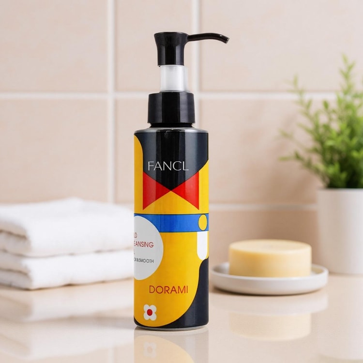 FANCL Mild Cleansing Oil, Black & Smooth, 4.06 fl.oz