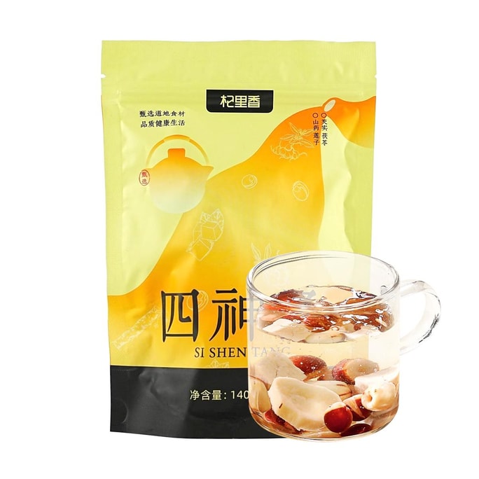 杞里香 四神汤材料 莲子芡实山药茯苓茶包 养生组合茶 140g 7袋入 呵护健胃 不怕暑湿祛湿 煲煮茶饮均可