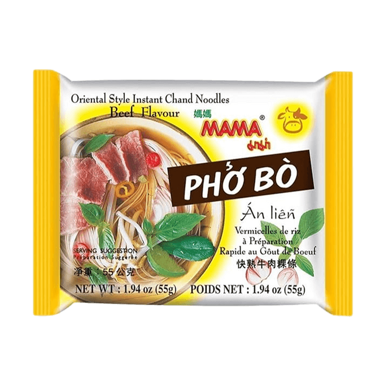 泰国MAMA妈妈 PHO BO 越南风味牛肉粉 河粉粿条 55g *4【4份超值装】 4