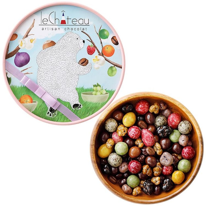 Le Chateau Artisan Chocolate 180g, 14 types of Cobblestone Pebble Chocolate Valentine Chocolate Set