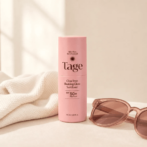 CICA-TREE Shaking Glow Sun Fixer, 1.69 fl oz SPF50+ PA++++ Centella Tea Tree Over-Makeup Reapplication Setting