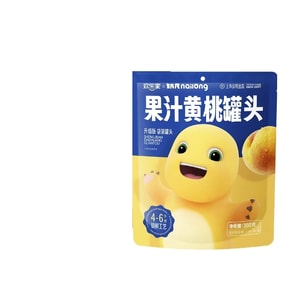 환러지아 황도배 주스 빨아먹는 젤리 과일 황도 통조림 350g 1봉