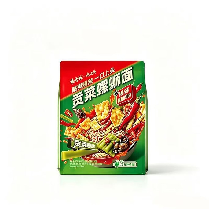 【中国直邮】 杨掌柜 贡菜螺蛳面酸辣螺蛳浓汤脆贡菜238克*1袋