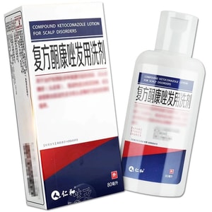 런허 컴파운드 캉 샴푸, 지루성 피부염용, 비듬 방지 두피 크림, 가려움 방지 케토코나졸(비컴파운드), 80ml/박스