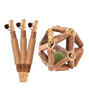 New Cat 3 Roots Of Polygonum Multiflorum+Polygonum Multiflorum Catnip Ball F