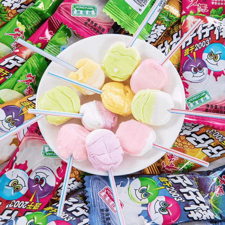 中国からの直送】宏源ザイザイスティック フルーツ風味ロリポップ