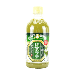 日本SUNTORY三得利 BOSS CRAFT 抹茶拿铁 浓厚牛奶绿茶饮料 500ml