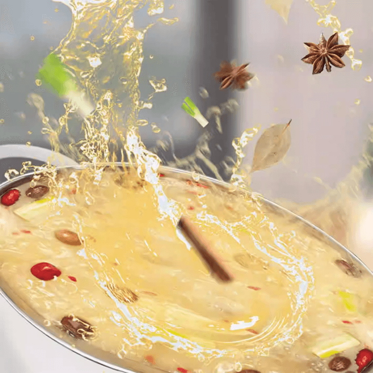 Qiaotou Three Fresh Ingredients Clear Soup Hot Pot Base 80g*1 Pack 5