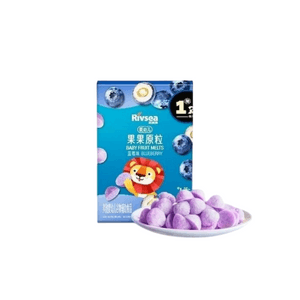 Baby Fruit Jelly Beans - Sweet And Tangy With Anthocyanin. Infant Fruit Jelly Beans - Original Particle Form. Infant Supplementary Food 15g Per Box. Blueberry Flavor.