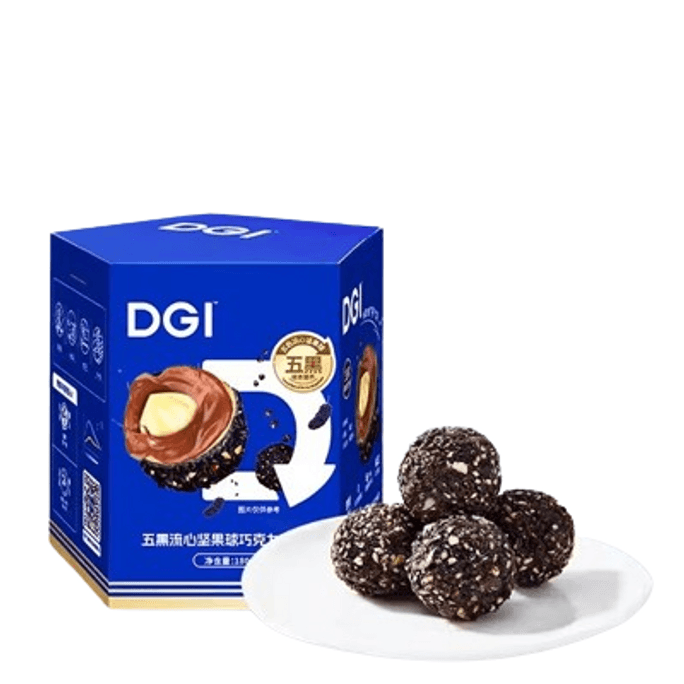 Low Carb Sugar Free Nut Balls 180g/box Chocolate Five Black Sesame Seed Balls Pregnant Sugar Lovers Meal Replacement Sat