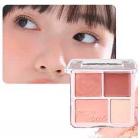 JUDYDOLL橘朵 腮红高光盘腮红膏腮红盘 膨胀哑光高光氛围色脸部 9g #01 奶杏蜜瓜 黄皮更显白