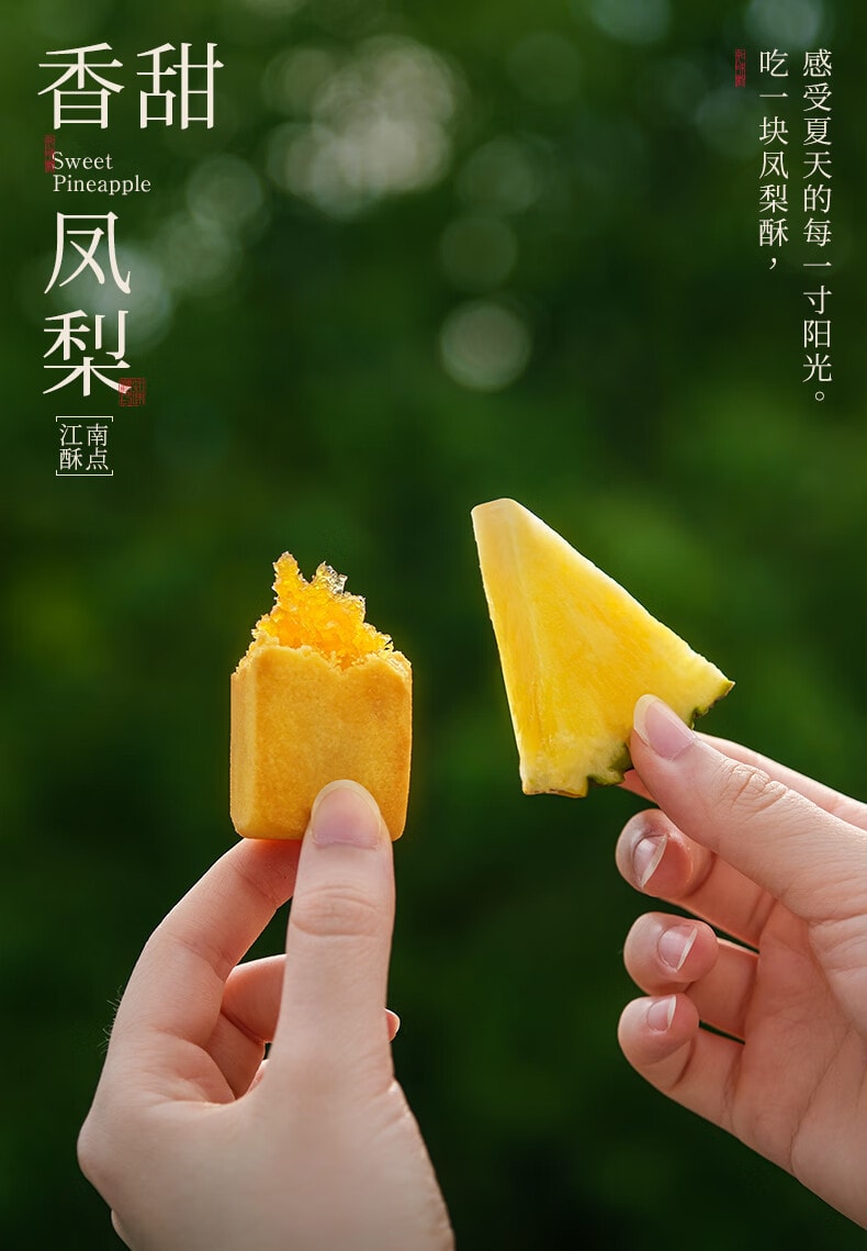 Pineapple Cake (Pineapple Shortbread) - Taiwanese Pastry Snack 105g