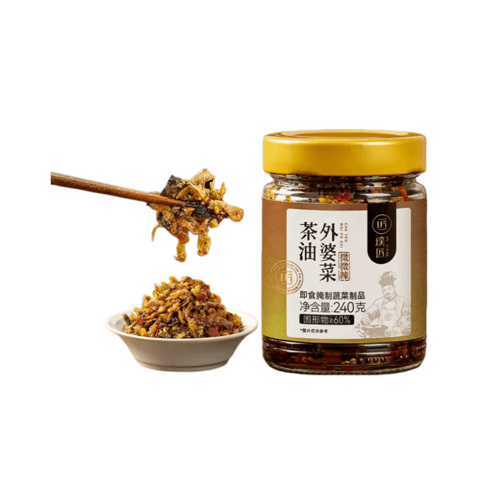 차기름 할머니 요리 후난 샤차이 절인 쌀국수 절인 야채 240g * 1병