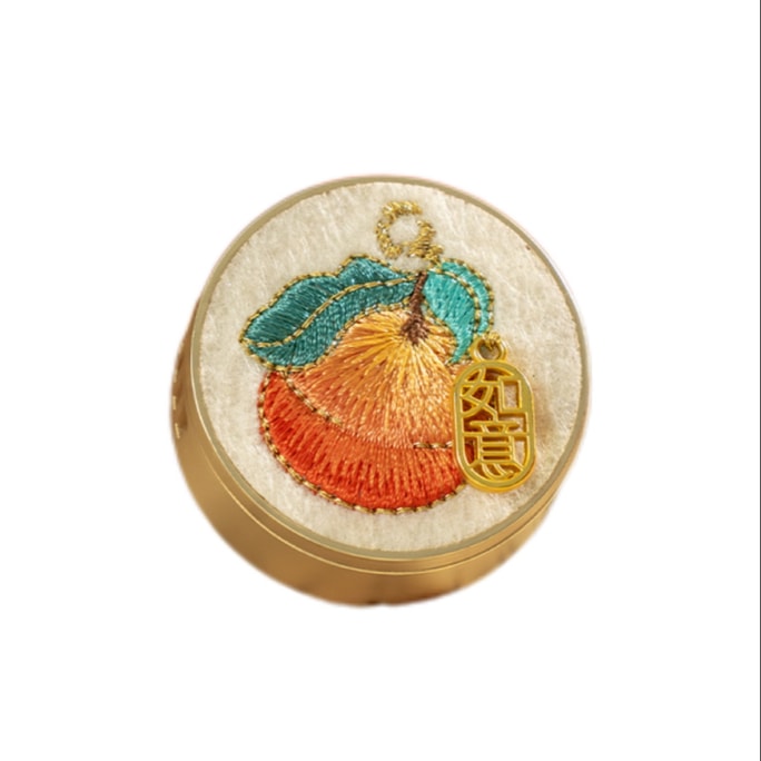 [중국 직송] 상하이 천리 천리 자수 자동차 향수 자동차 향수 자수 향낭 에어벤트 향수 조각 중국 스타일 자동차 향수 - 감 여의 1개