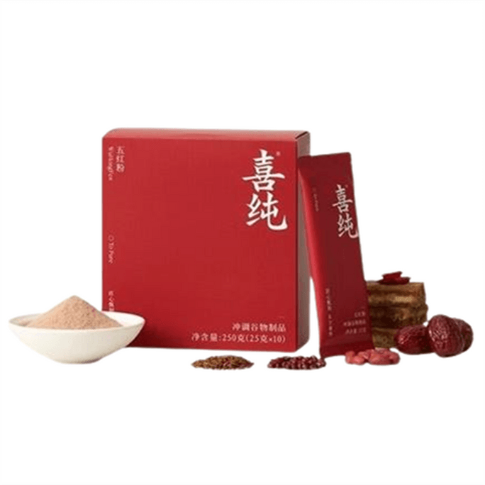 Five Red Red Jujube And Wolfberry Five Red Soup Free Cooking Female Nutrition Red Nourishing Powder Drink 250g/ box