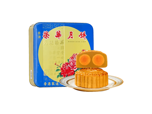 WING WAH Wing Wah 2 Yolks White Lotus Mooncake 4個 26 oz - Yami