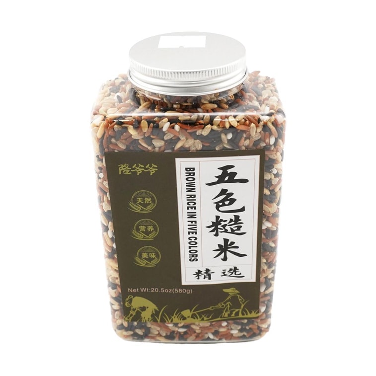 隆爷爷 五色糙米 580g【熬粥煮饭杂粮大米】 3