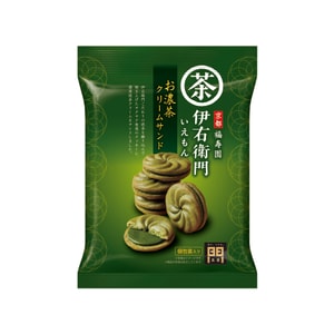 [일본 직송] 우지노 츠유 이에몬 말차맛 크림 샌드위치 비스킷 119g