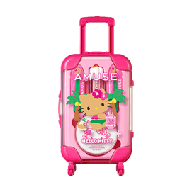 Quick Makeup Mini Luggage Set, Warm Set【Tanning Hello Kitty Collaboration Limited Edition】